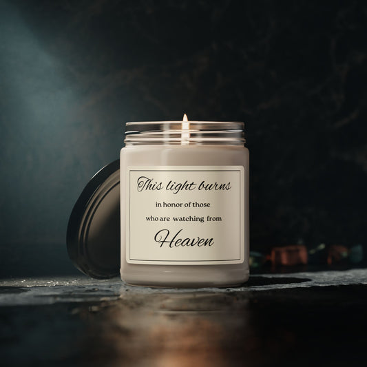 Scented soy candle