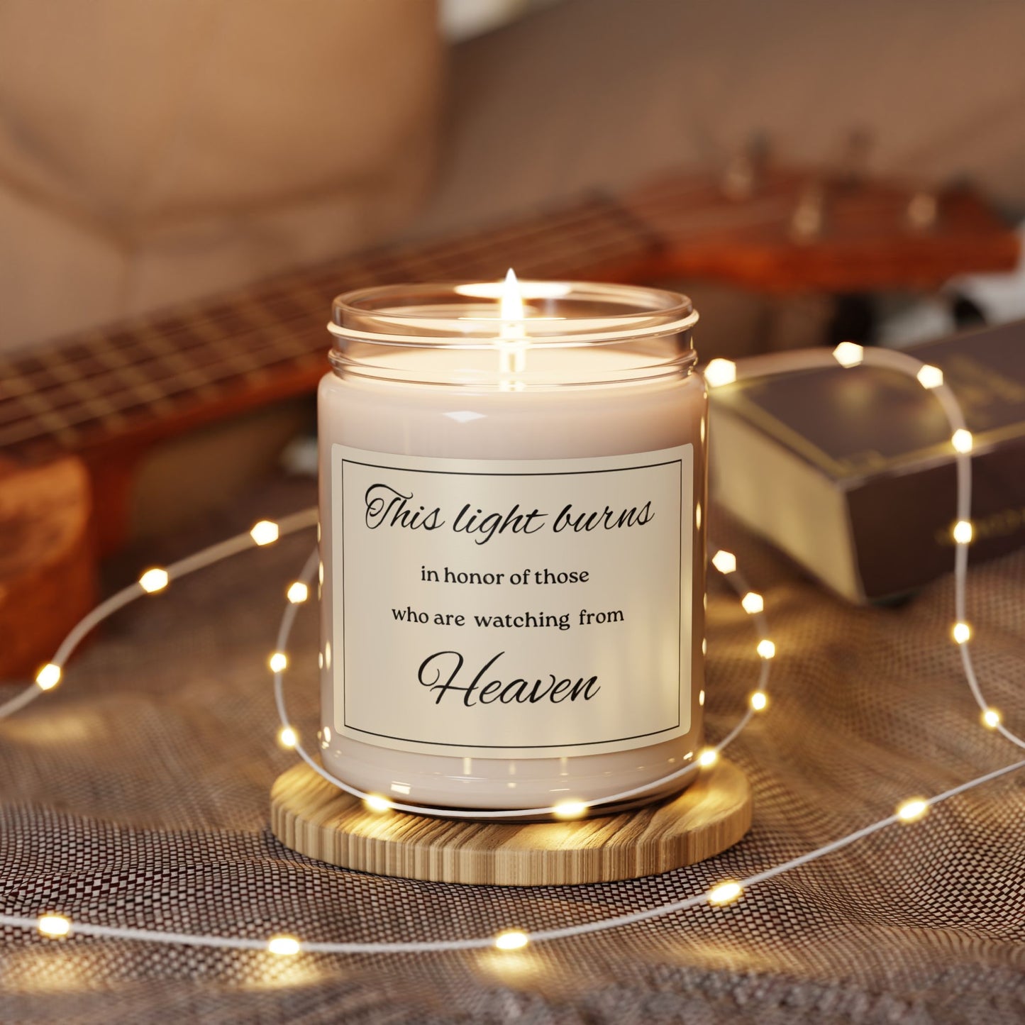 Memorial Candle - Honor those watching from Heaven