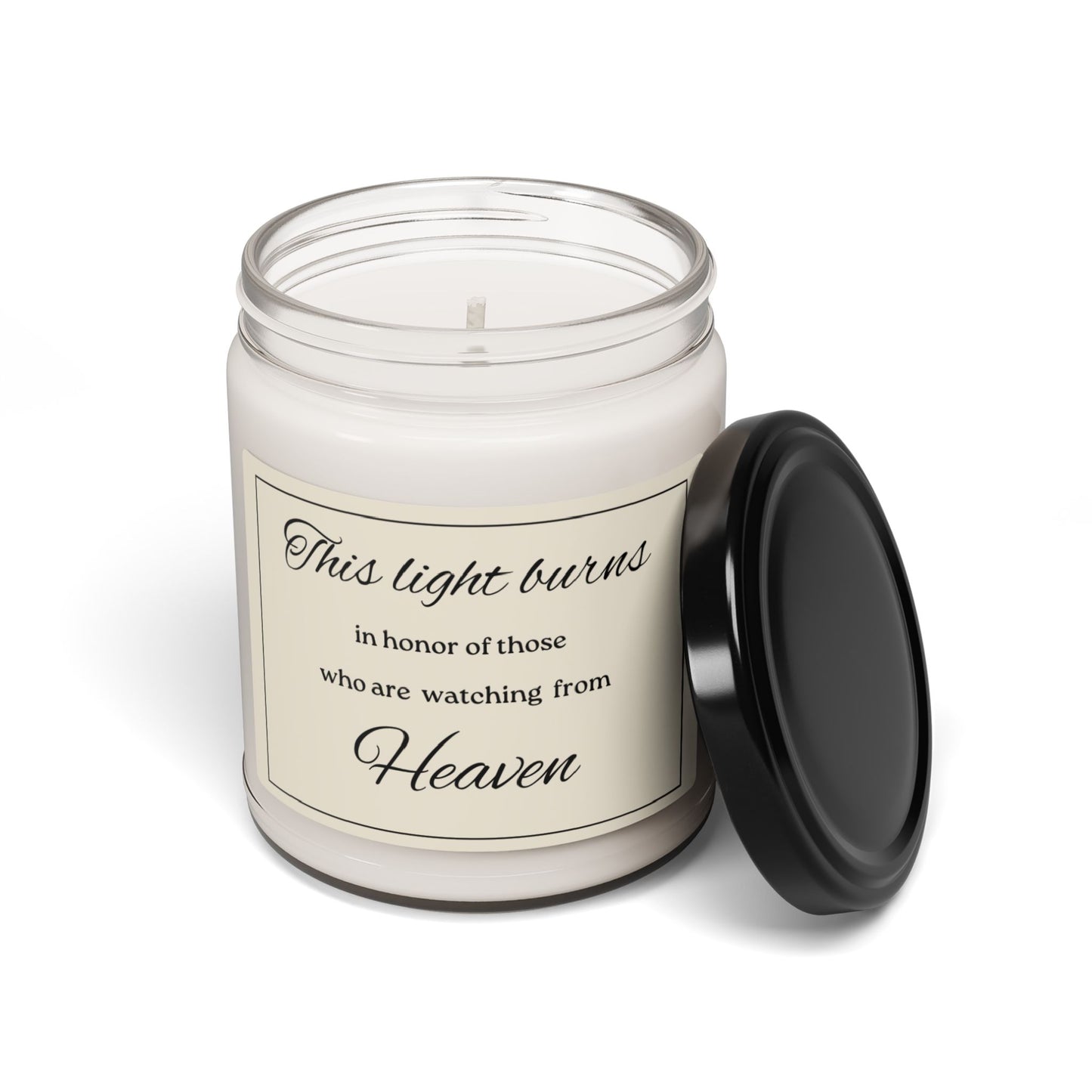 Memorial Candle - Honor those watching from Heaven